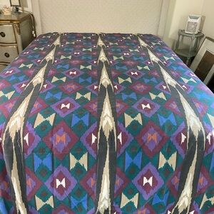 Vintage Dan River American Indian inspired Flat Sheet Southwestern